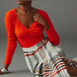 Anthropologie Maeve Sweetheart Top